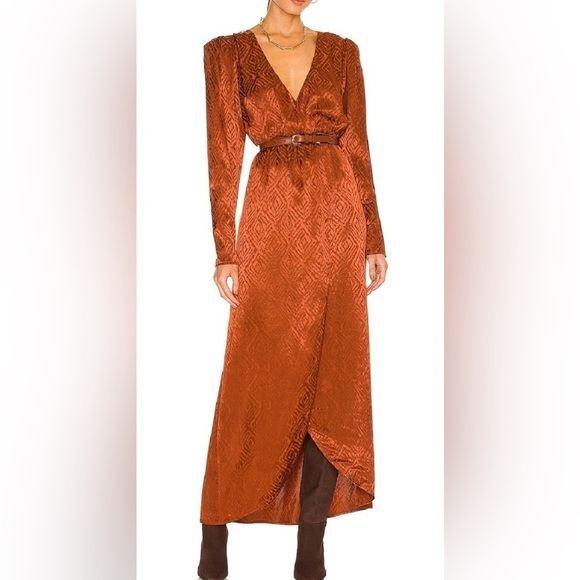 House of Harlow 1960 Dresses & Skirts - House of Harlow 1960 x REVOLVE Mauritz Maxi Dress in Rust